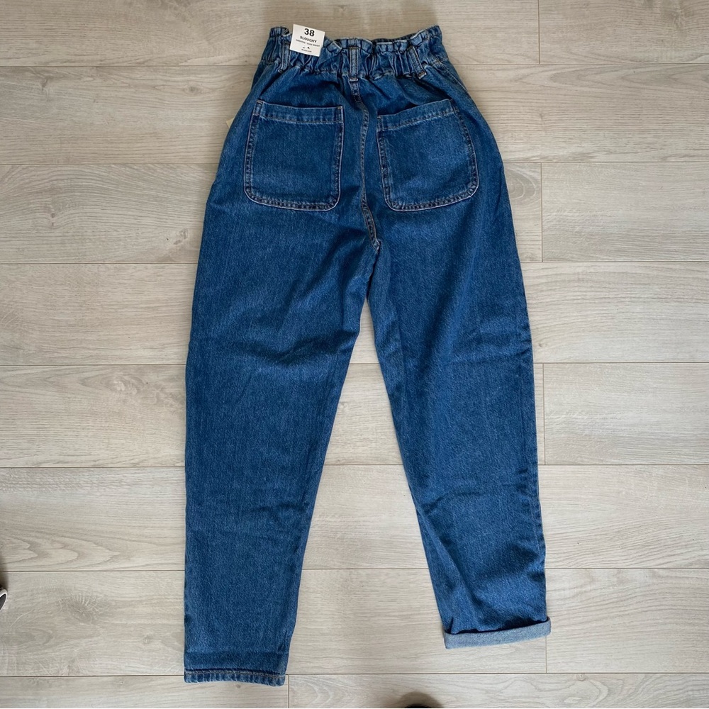 Mango High-Waist Straight Leg Slouchy Jeans - Picture 8 of 12